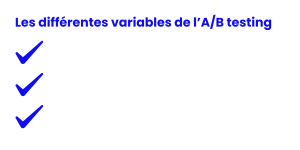 variables A/B testing