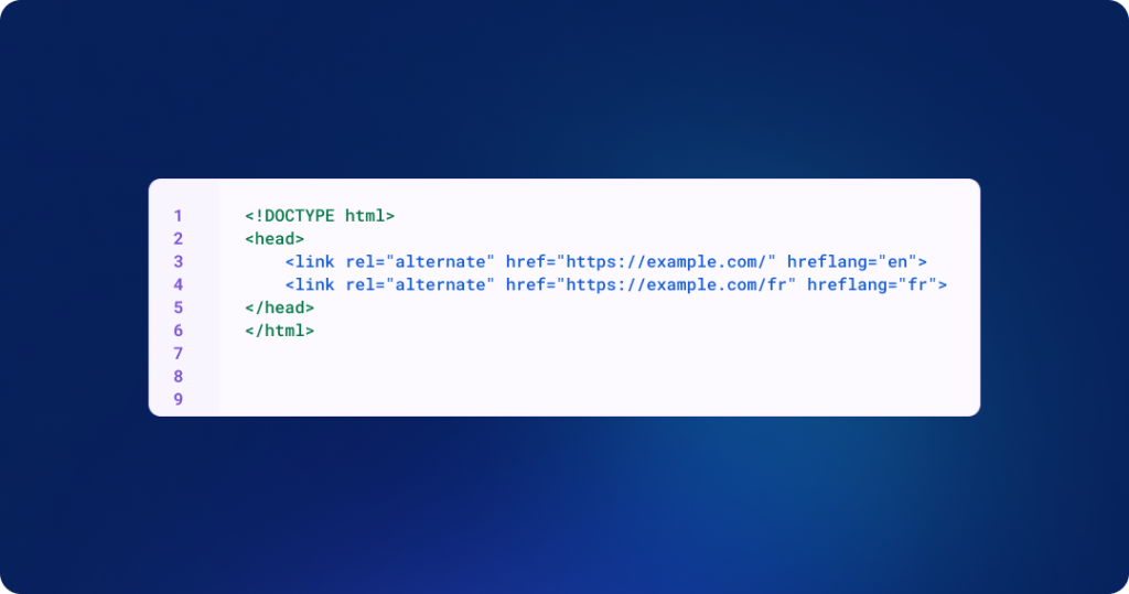 exemple balise html hreflang