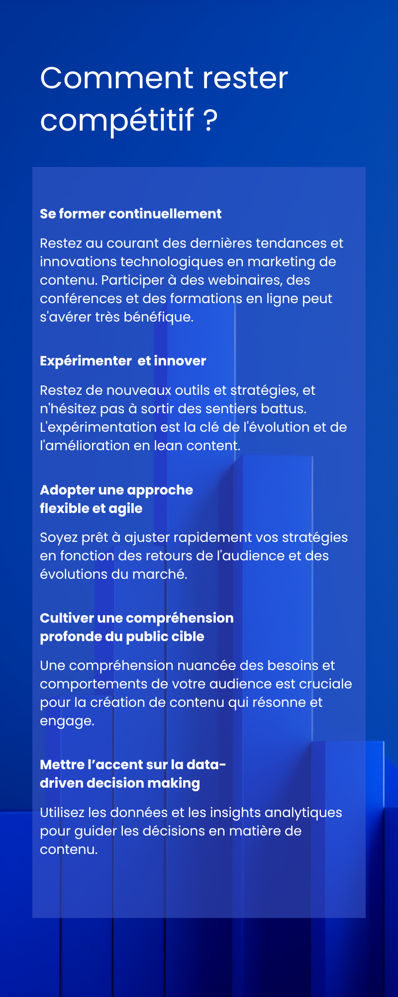 conseil lean content